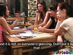 Free Kilo Clips presents: Girlfriends horny lesbians get hot and wet by the fire
