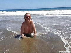 Free Kilo Clips presents: The beach whore for everyone on gran canaria uncut