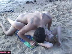 Free Kilo Clips presents: Cock hungry amateur blondie fucked on the beach