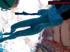 Free Kilo Clips presents: Perfect shaved teen in the pool