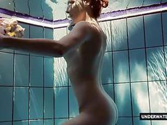 Free Kilo Clips presents: Hot big titted teen lera swimming in the pool