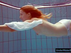 Free Kilo Clips presents: Redhead in a white dress and sexy bikini