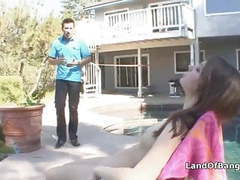 Free Kilo Clips presents: Sunbathing teen fucked by not step dad