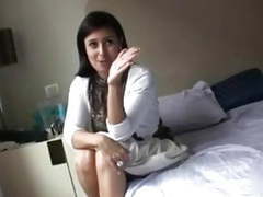 FreeKiloClips presents: Sexy babe makes a homemade fuck film !