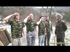 FreeKiloClips presents: Military girl gets fucked by her team