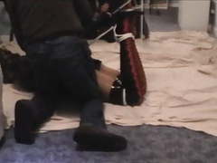Free Kilo Clips presents: Kathy hogtied and struggling