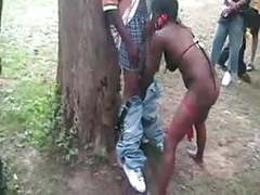Free Kilo Clips presents: Black whores orgy in the park.