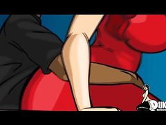 Free Kilo Clips presents: Pawg red haired milf uses her big ass for her black step son