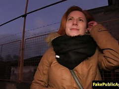 Free Kilo Clips presents: Pickedup ginger plowed by fake agent