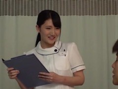 FreeKiloClips presents: Wild dick riding by a stunning japanese nurse on the hospital bed