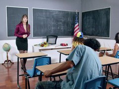 Free Kilo Clips presents: Stunning teacher wearing stockings gets fucked in the class room - sarah lace, Couple, Hardcore, Pornstars, MILF, Long Hair, Pussy Licking, Lingerie, Stockings, Nylon, Blowjob, Anal, Pussy, Shaved Pussy, Cowgirl, Big Tits, Fake Tits, Teachers