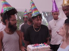 Free Kilo Clips presents: Interracial gangbang with a horny darling - coco lovelock