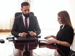Free Kilo Clips presents: Erotic fucking in the office with gorgeous secretary eveline dellai
