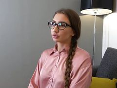 Free Kilo Clips presents: Hot brunette english tutor fucks hard and gets in her mouth!