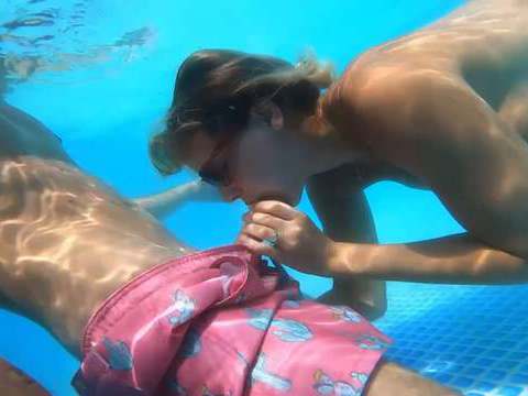Free Kilo Clips presents: Sex in the pool, lactation and fucked hard by a big, long dick!