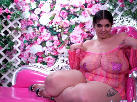 Free Kilo Clips presents: Bbw rose d kush rides a silicon cock