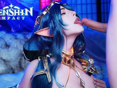 Free Kilo Clips presents: Genshin impact. layla swallows a big cock down her throat - mollyredwolf