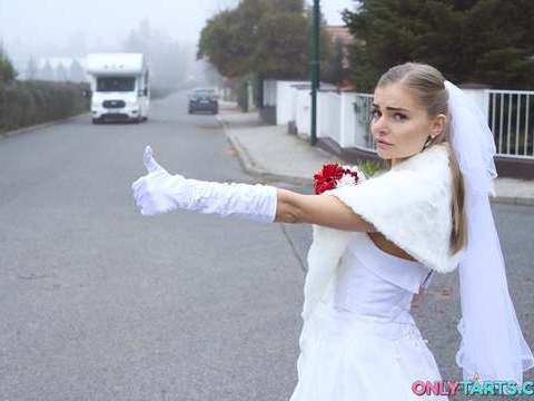 Free Kilo Clips presents: Shock content sexy bride fucks random van driver on marriage day