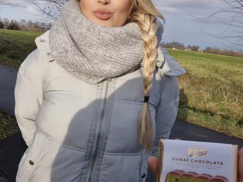 Free Kilo Clips presents: I blow and fuck a stranger for the last dubai chocolate from the discount store - risky public sex - litclit