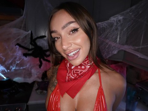Free Kilo Clips presents: Tattooed sisi rose wearing red lingerie gets fucked hard