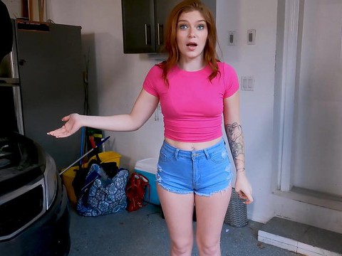 Free Kilo Clips presents: Redhead katerina deville with hot ass sucking a dick - hd