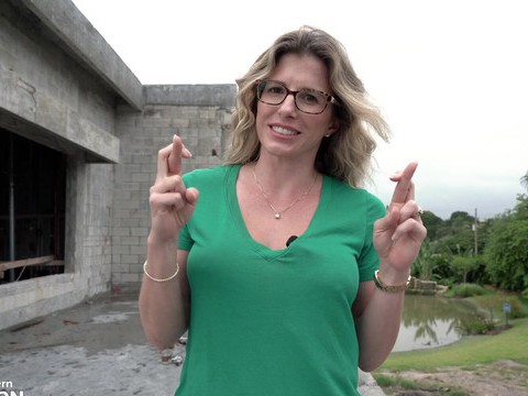 Free Kilo Clips presents: Outdoors construction video with provocative model cory chase
