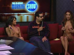 FreeKiloClips presents: Tit flashing and jokes on a radio show