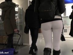 Free Kilo Clips presents: Jeny smith  camel toe white leggings