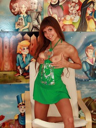 FreeKiloClips presents: Brunette beauty inserting a dildo into her soaked snatch