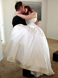 Free Kilo Clips presents: Bride with big fake tits Veronica Vain gets her trimmed pussy nailed deep
