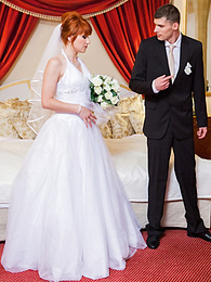 Free Kilo Clips presents: Redhead Czech bride Lucy Bell getting double fucked on her wedding day