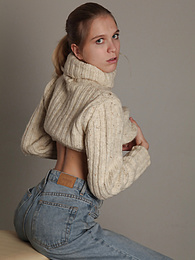 Free Kilo Clips presents: Very shy and modest teen girl gets undressed showing off her fresh and natural naked body