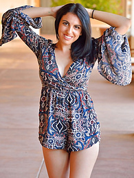 FreeKiloClips presents: Sultry women Saraya and her girlfriend caressing each other outside