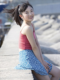 Free Kilo Clips presents: Asian teen Chisaki Morito demonstrates her tiny tits and demonstrates her exposed body outdoors